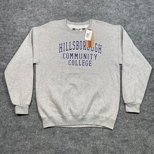 The Victory Hillsborough Community College Sweatshirt Mens L Gray TV562-HCTV87B